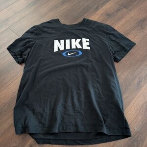 Nike Men's Black T-Shirt Pre Owned Distressed